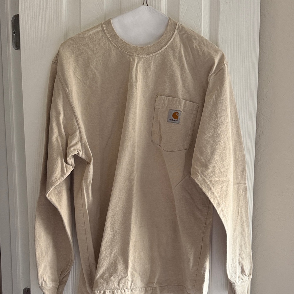 Carhartt Long Sleeve Tee - Beige